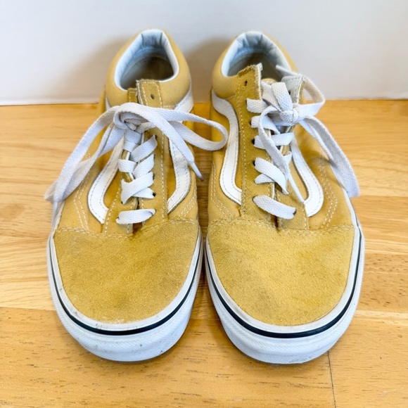 Vans Old Skool Men’s Size 6 Women’s Size 7.5 Unisex Mustard Yellow - Picture 2 of 8
